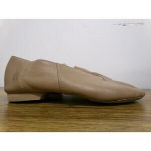 Dance Jazz Shoes Dancing Fair Little Kid 1.5M Top Elastic Leather Slip On